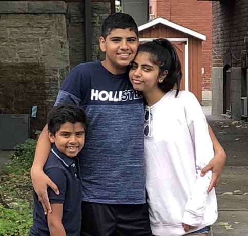 Nikhil, Esha and Jai Bahal
